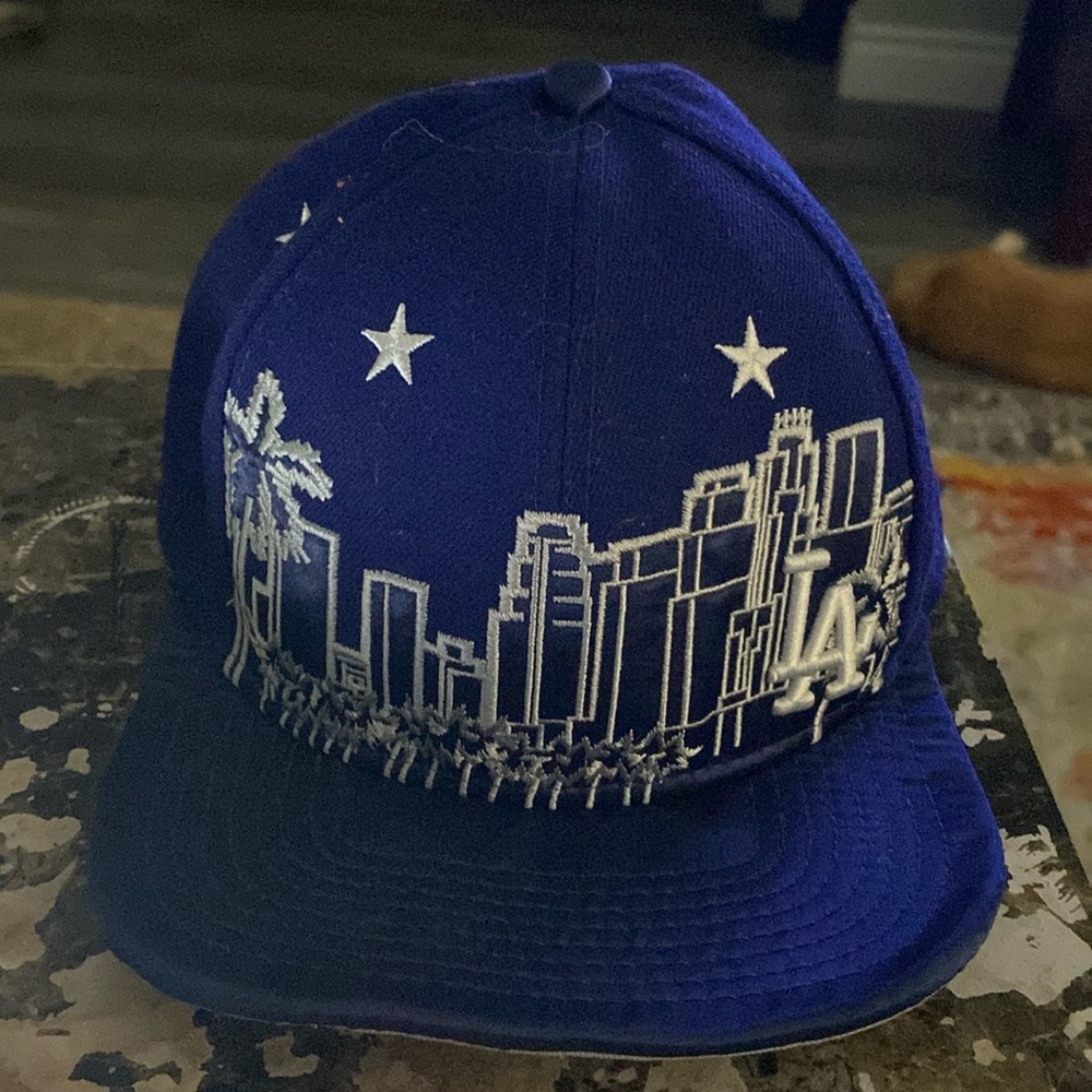 New Era, 9 Fifty, LA Baseball Hat, Palm Trees & City View, Blue